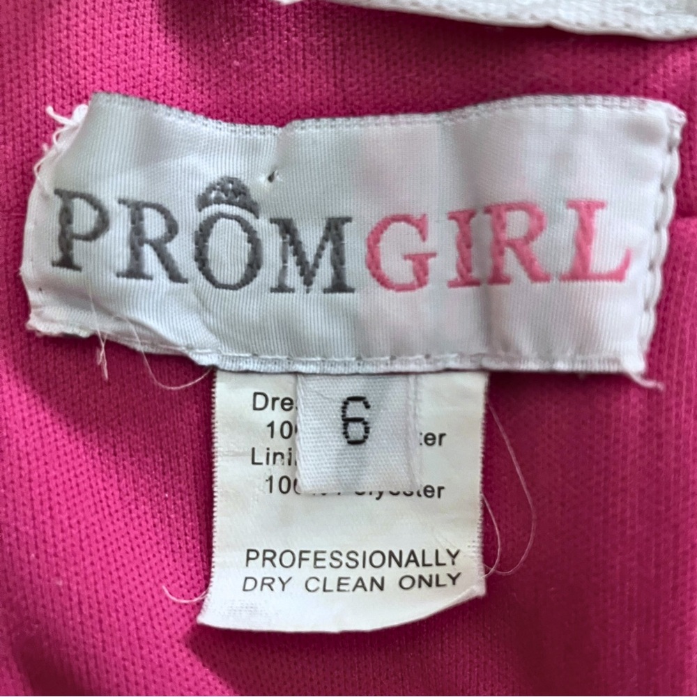 Vintage Y2K Pink Hoco Cocktail Dress. Small. Ruched Fairy Ruffle Party Strapless - Picture 9 of 10